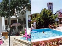 giardino con piscina - residence Martin