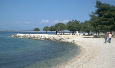 Crikvenica - spiaggia ad aprile
