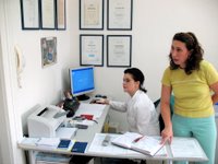 assistenete Aleksandra e dott.ssa Tamara