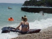 Medveja - la spiaggia
