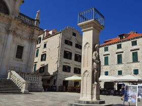 Dubrovnik la colonna di Orlando
