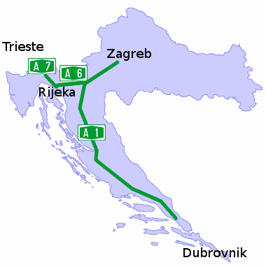 Autostrade Rijeka Zagreb Dubrovnik