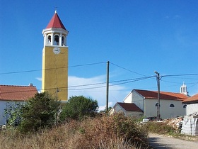 centro di Molat con la chiesa