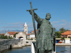 statua di duca Branimir a Nin