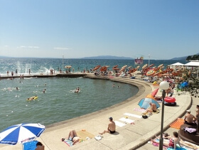 Opatija: spiaggia Slatina