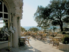 terrazza sul mare a Opatija
