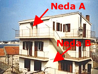 posizione appartamenti casa Neda