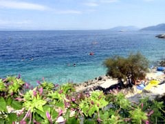 spiaggia davanti casa