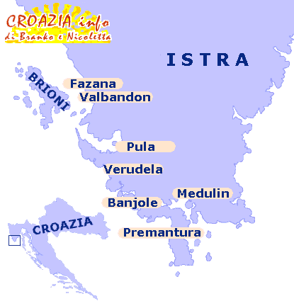 mappa Istria