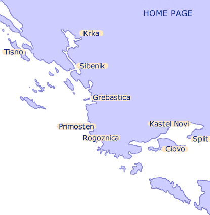 mappa Dalmazia