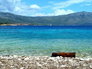 Le spiagge dell'isola Badija