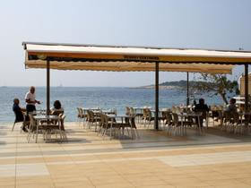 terraza del ristorante Centinera