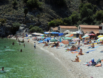 Spiaggia del campeggio Bijar