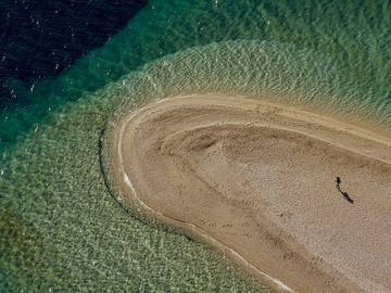 spiagge corno dorato a Bol sull'isola Brac