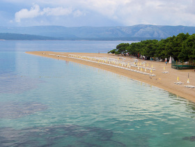 Zlatni Rat sull'isola Brac