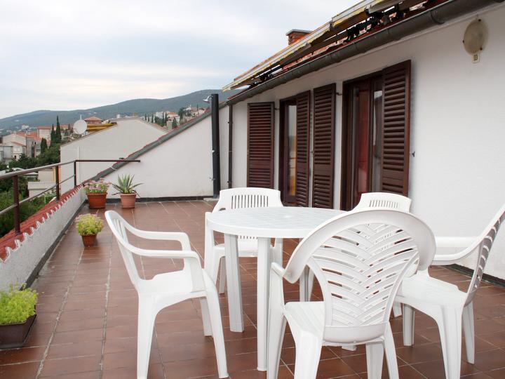 terrazza dell'appartamento