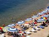 crikvenica ombrelloni sulla spiaggia