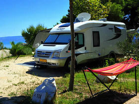 con camper in Croazia