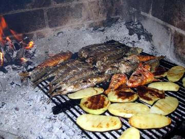 pesce alla griglia in Croazia