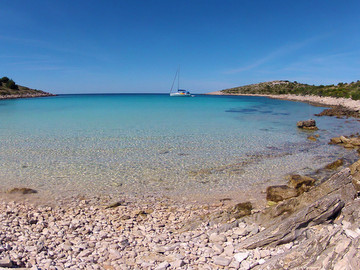 spiaggia Pantera sull'isola Dugi Otok arcipelago zaratino