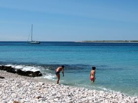 spiaggia Veli Zal sull'isola Dugi Otok