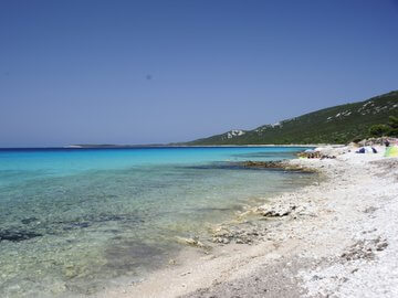 Dugi Otok la spiaggia Veli Zal e l'isola Mezanj