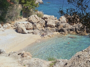 spiagge sull'isola Hvar