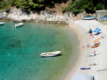 spiaggia Skozanje isola Hvar