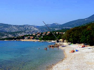 spiaggia cittadina di Klenovica