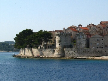 le mura della cittavecchia di Korcula