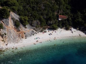 Spiagge nascoste sull'isola Korcula