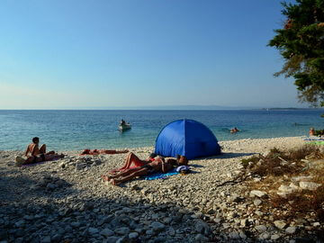 spiaggia Vaja a Korcula