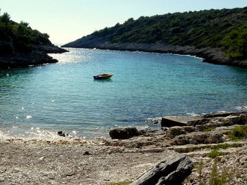 Baia Zitna sull'isola Korcula