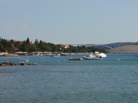 ponte di Krk visto da Kraljevica