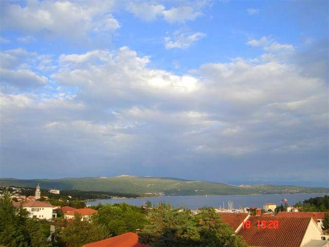 vista mare e centro storico di Krk