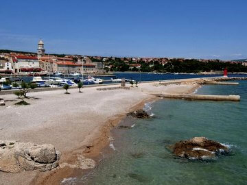 spiaggia Porporela di Krk