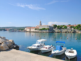 il porto di Krk