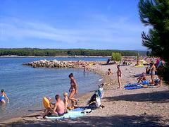 la spiaggia di Punat