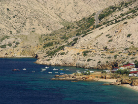 Stara Baska sull'isola Krk