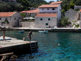 isola Lastovo baia di Lucica