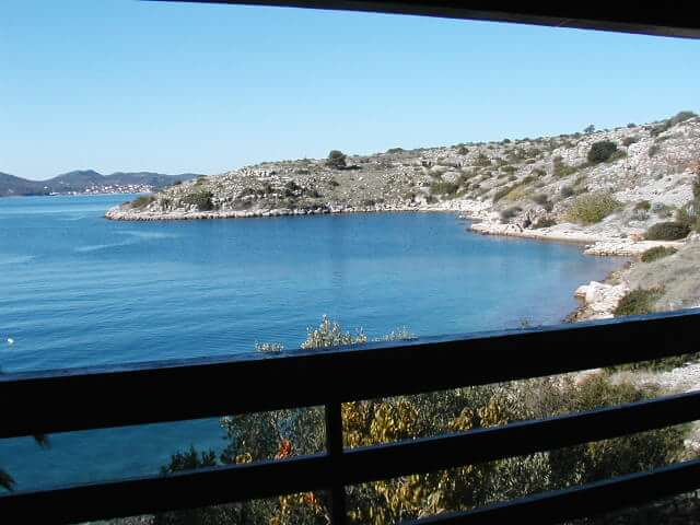 vista da terrazza della casa