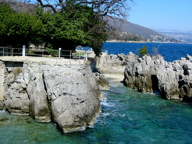 Lovran Passeggiata verso Opatija