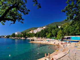 spiaggia Kvarner di Lovran