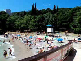 spiaggia Paharovo a Lovran