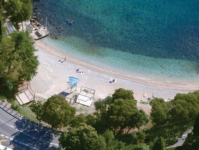 Spiagge lungo la strada della Riviera: Lovran spiaggia Peharovo