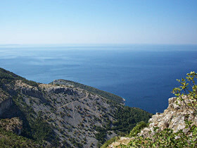 vista mare da Lubenice