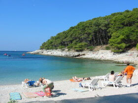 Cikat spiaggia a Lussinpiccolo