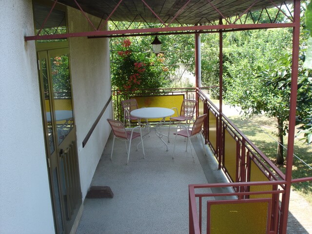 terrazza dell'appartamento