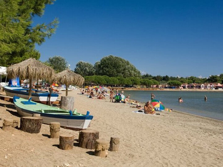 spiaggia di sabbia Bijeca a 600m da casa Laura