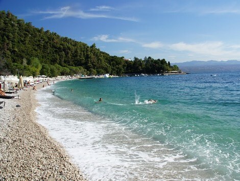 Spiaggia Regina a Medveja, Riviera di Opatija